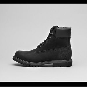 Black Nubuck Timberland Boots Size 10